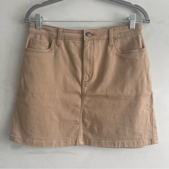 Hollister Skirts Hollister Khaki Aline Mini Skirt Poshmark